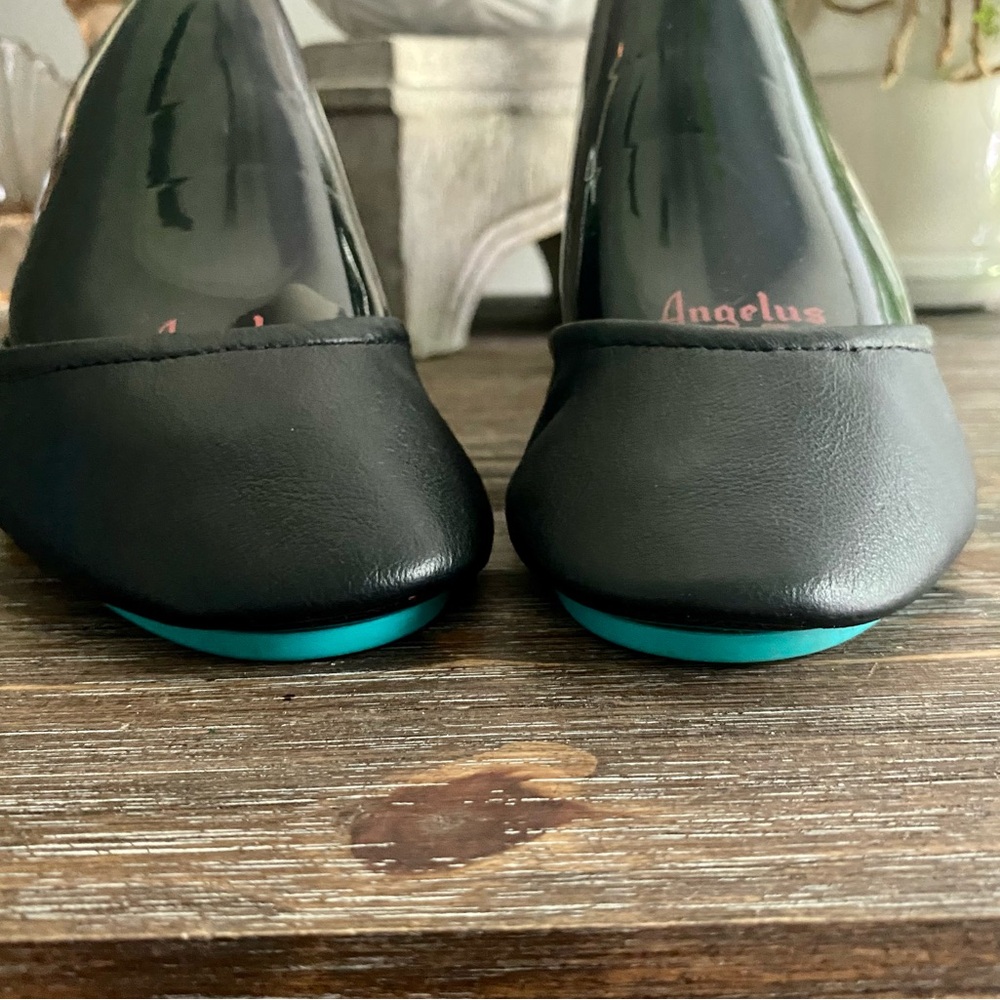 Tieks by Gavriell Italian Leather Black Slip On Ballerina Ballet Flats Shoes 6 - Picture 12 of 17
